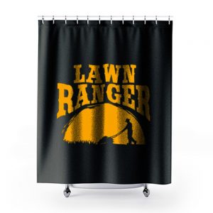 Lawn Ranger Funny Jokes Shower Curtains