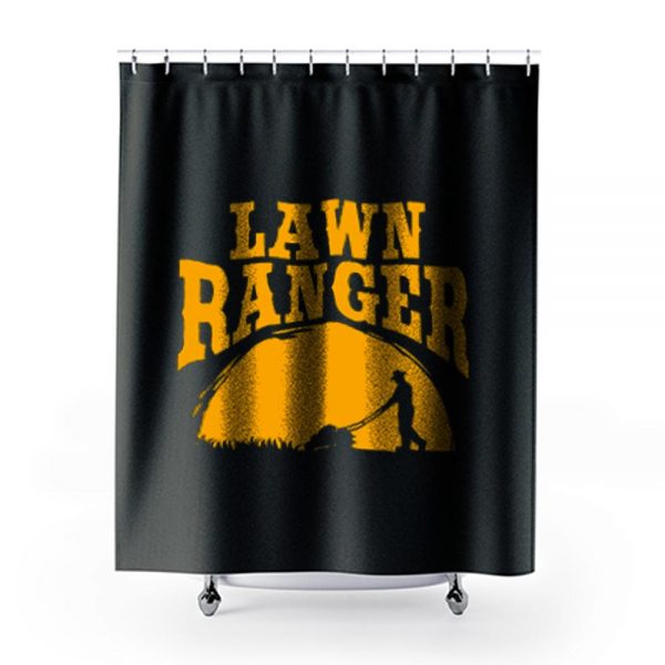 Lawn Ranger Funny Jokes Shower Curtains