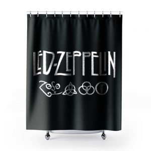Led Zeppelin Classic Rock Band Shower Curtains