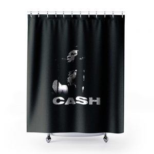 Legend Of Rock Johnny Cash Shower Curtains