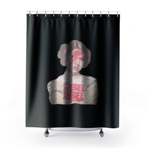 Leia Organa Rebel David Bowie Star Wars Shower Curtains