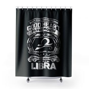 Libra Good Heart Filthy Mount Shower Curtains