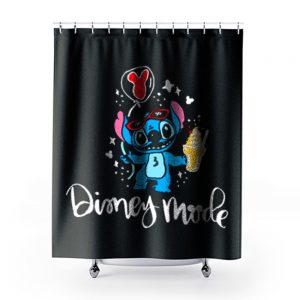 Lilo And Stitch Disney Mode Shower Curtains