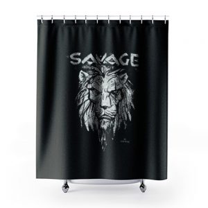 Lion Savage Shower Curtains