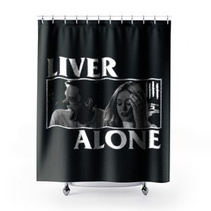 Liver Alone Horror Punk Halloween Shower Curtains