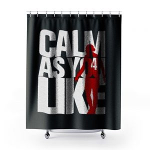 Liverpool FC Custom Calm As You Like White Red Shower Curtains