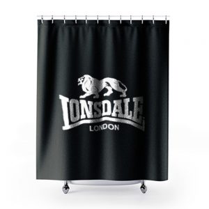 Lonsdale Classic Logo Lion Shower Curtains