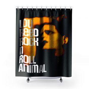 Lou Reed Rock N Roll Animal Big Shower Curtains