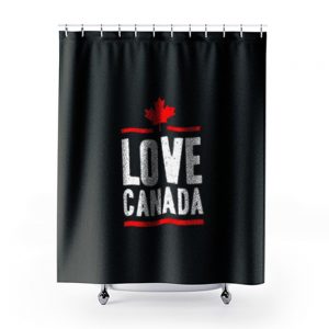 Love Canada Shower Curtains