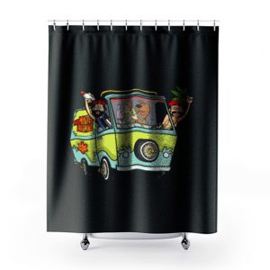 Love Cannabis scooby doo Shower Curtains