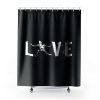 Love Fencing Sabre Shower Curtains
