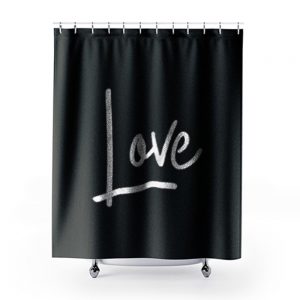 Love Typho Quote Shower Curtains