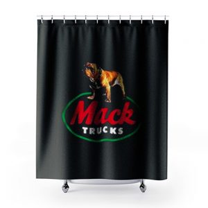 Mack Truck Bulldog Shower Curtains