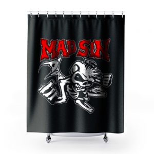 Mad Sin Psychobilly Punk Rock Band Shower Curtains