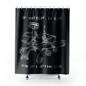 Mars Rover Opportunity NASA Science Shower Curtains