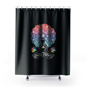 Meditation Colourful Shower Curtains