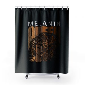 Melanin Queen Shower Curtains