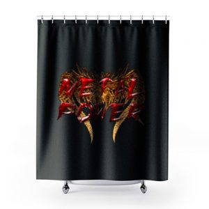 Metal Power Shower Curtains