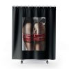 Middle Finger Bum Girl Shower Curtains