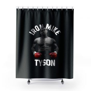 Mike Tyson Iron Mike World Boxing Champion Fight Fan Shower Curtains