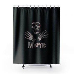 Misfits Skull Shower Curtains