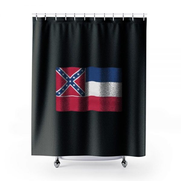 Missipi Flag Shower Curtains