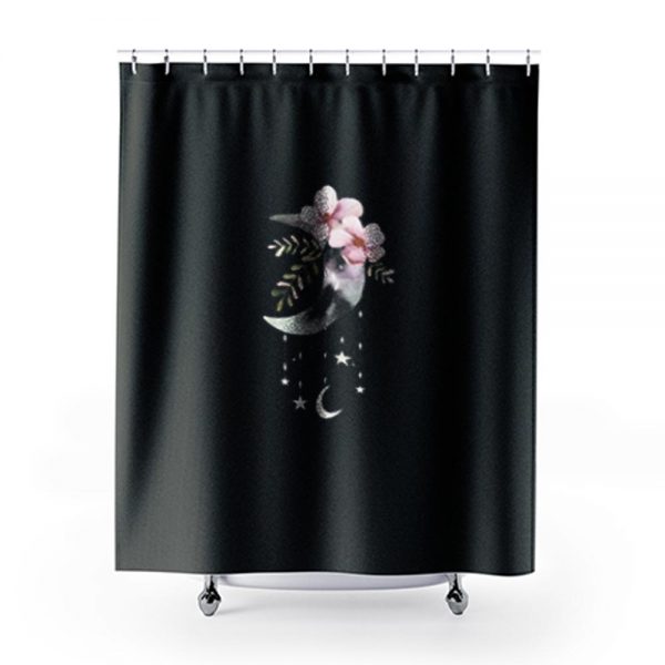 Moon Phases Aesthetic Shower Curtains