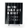 Motivational Quote For Men and Women Funny Gym Workout Shower Curtains
