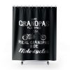 Motorcycles For Grandpa t Grandfather Shower Curtains