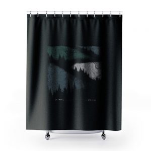 Mountain Graphic Vintage Outdoors Shower Curtains