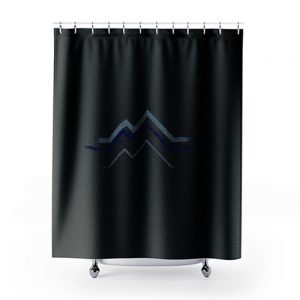 Mountain Vintage Graphic Nature Shower Curtains