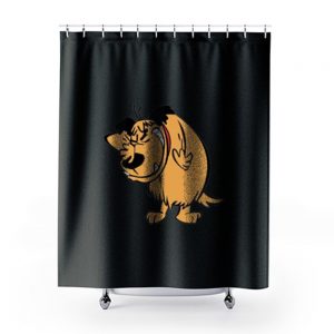 Mudley Smile Dog Shower Curtains