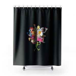 Muppets Kermits Frog Shower Curtains