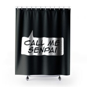 NEW Call Me Senpai Shower Curtains