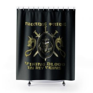 NORDIC PRIDE VIKING BLOOD Shower Curtains