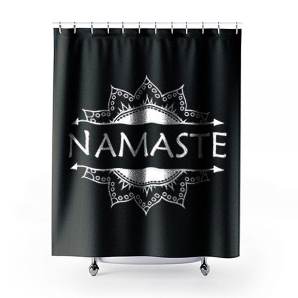 Namaste Symbols Shower Curtains