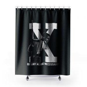 Necessary Malcolm X Soft Shower Curtains