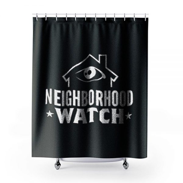 Neighborhood Watch Shower Curtains