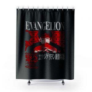 Neon Genesis Evangelion Nerv Gendo Anime Shower Curtains