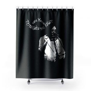New Neil Young Tonights The Night Album Cover Mens Black Shower Curtains
