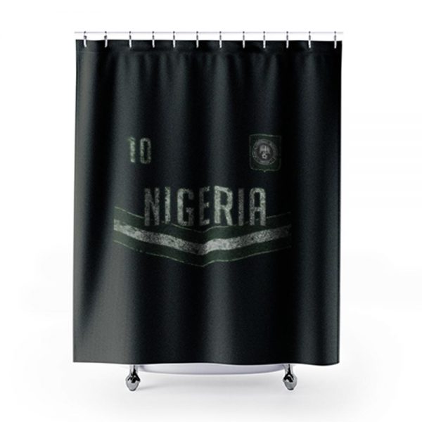 Nigeria Football Shower Curtains