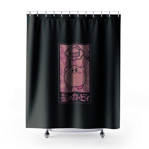 Nintendo Kirby Distressed Shower Curtains