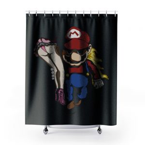 Nintendo Mario and Peach Shower Curtains