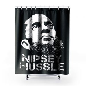 Nipsey Hussle American Legend Rapper Shower Curtains