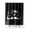 Nissan 350Z Outline Rear Car Shower Curtains