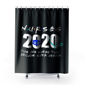 Nurses Became Super Hero Shower Curtains
