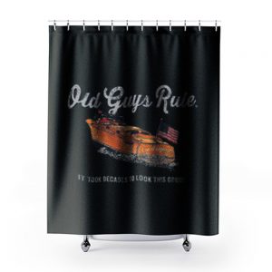Old Guys Rule Decades Shower Curtains