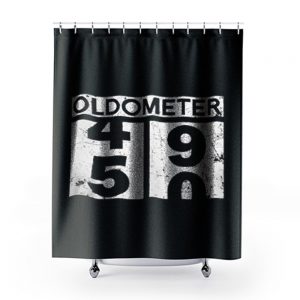 Oldometer 50th Birthday Counting 49 50 Shower Curtains
