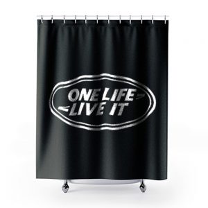 One Life LIFE Shower Curtains