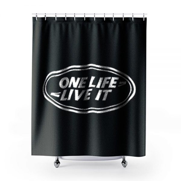 One Life LIFE Shower Curtains